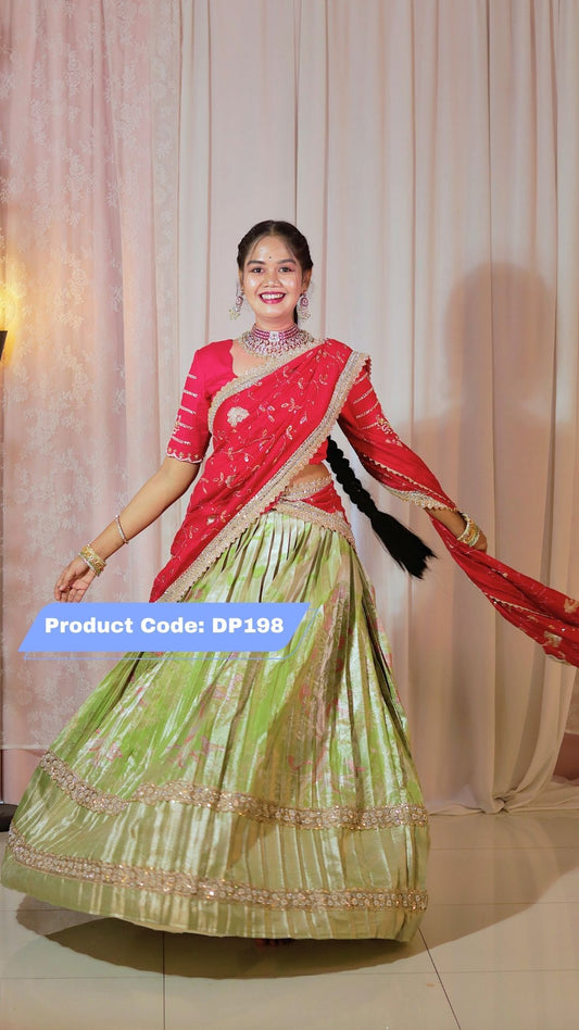 Premium Pattu Ready-Wear Half Saree