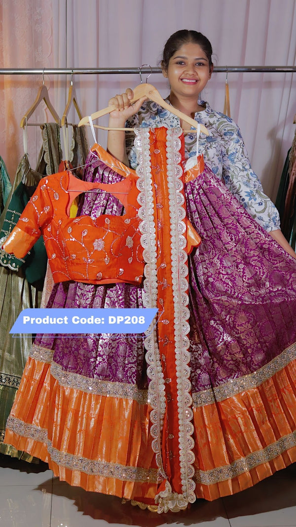 Premium Pattu Ready-Wear Half Saree