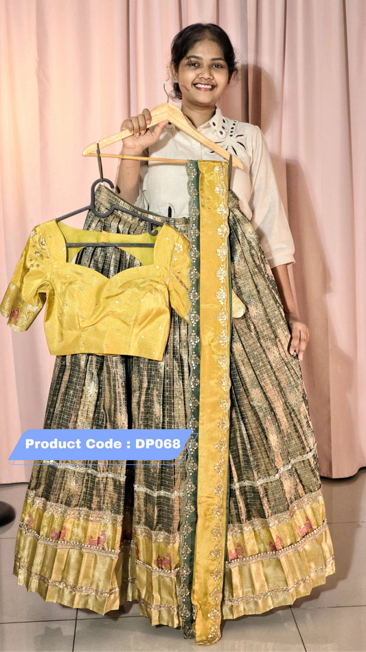 Premium Pattu Ready-Wear Half Saree