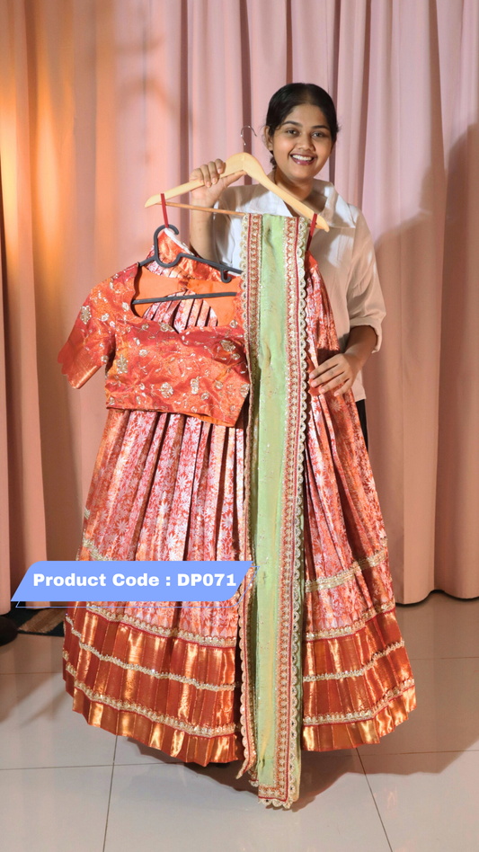 Premium Pattu Ready-Wear Half Saree