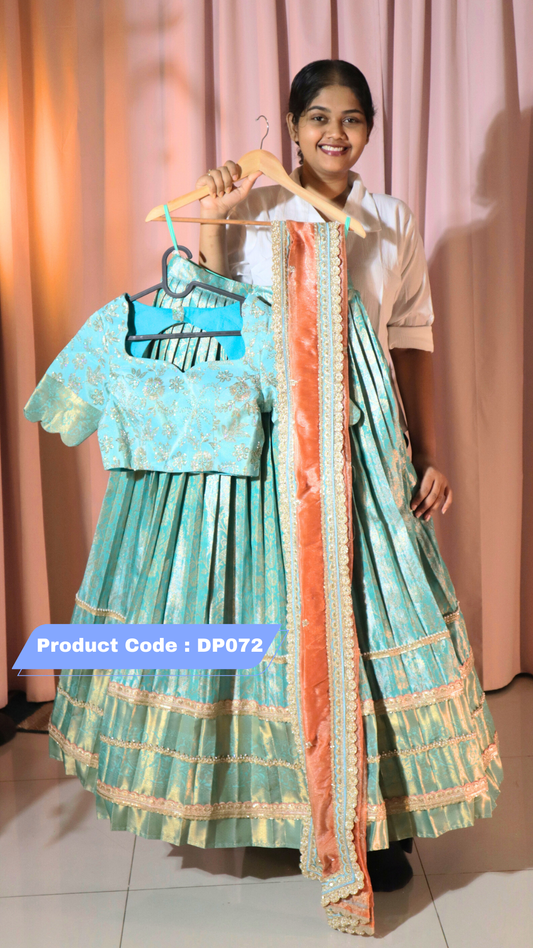 Premium Pattu Ready-Wear Half Saree