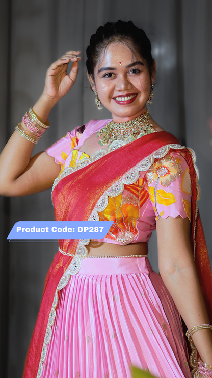 DP287 - Designer Half Saree