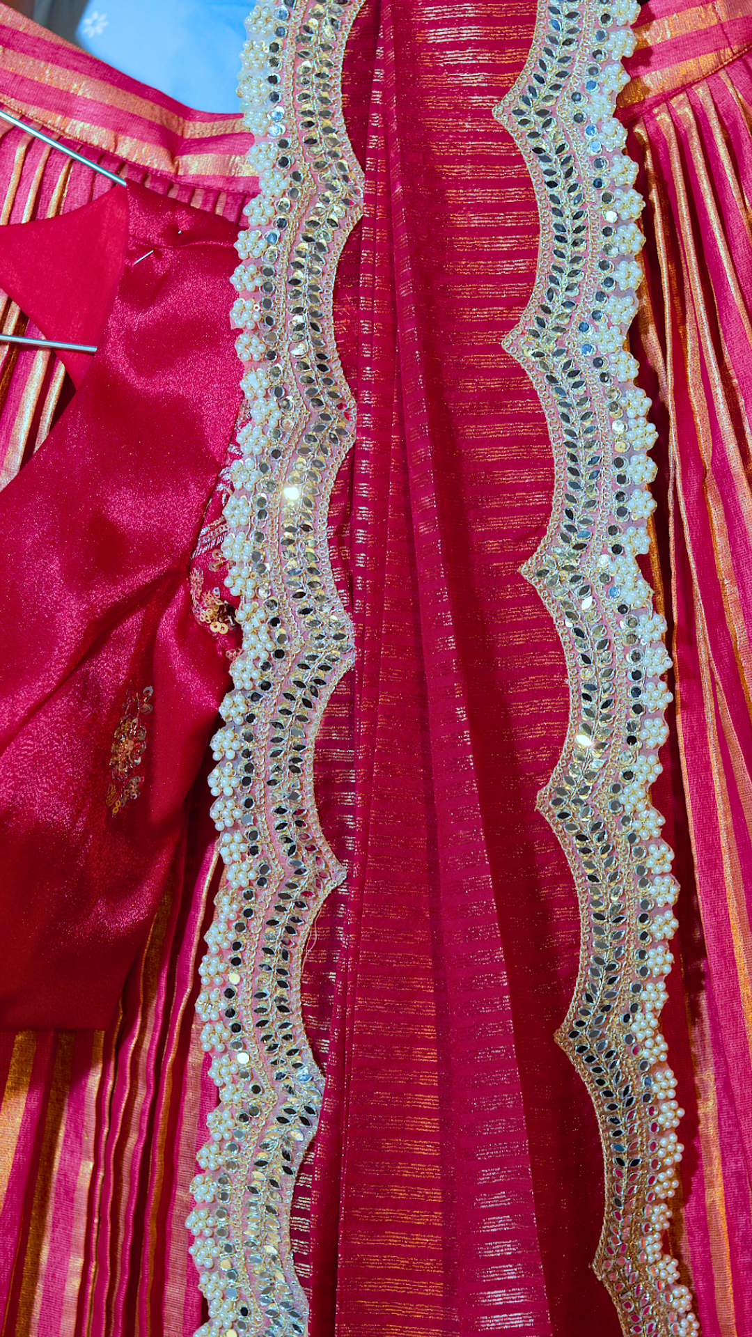Pure Tissue Half Saree -Made to Order