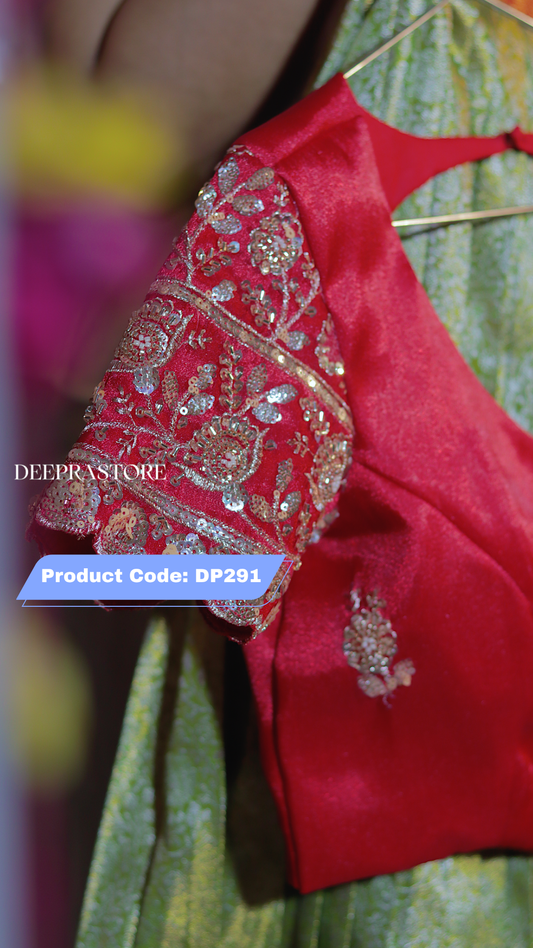 DP291 - Premium Kanchi Pattu Half Saree