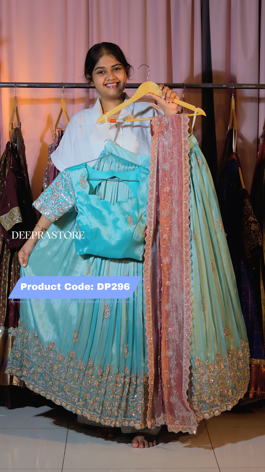 DP296 - Designer Half Saree
