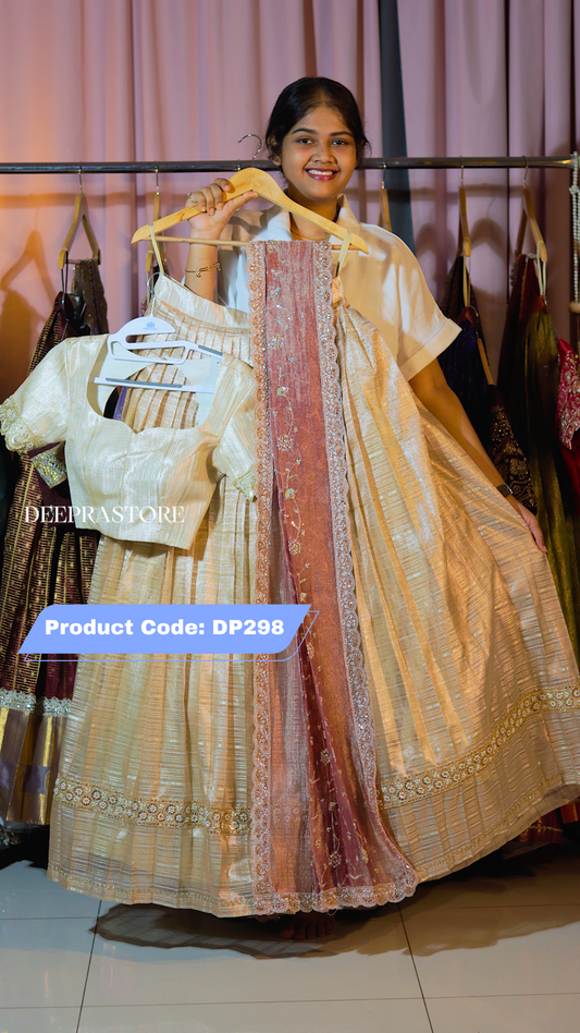 DP298 - Designer Half Saree