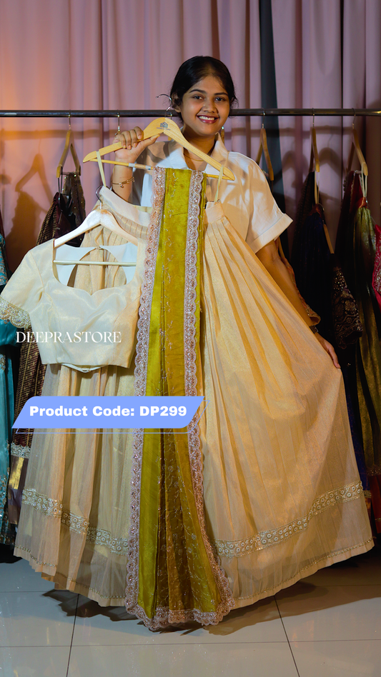 DP299 - Designer Half Saree