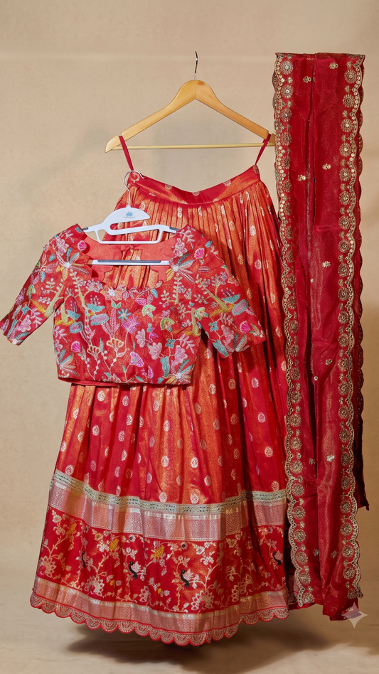 DP322 - Ready to Wear Half Half Sarees