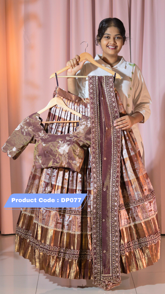 Premium Pattu Ready-Wear Half Saree