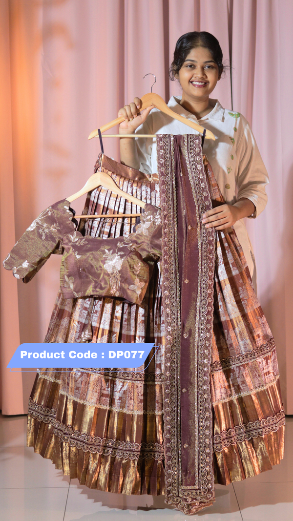 Premium Pattu Ready-Wear Half Saree