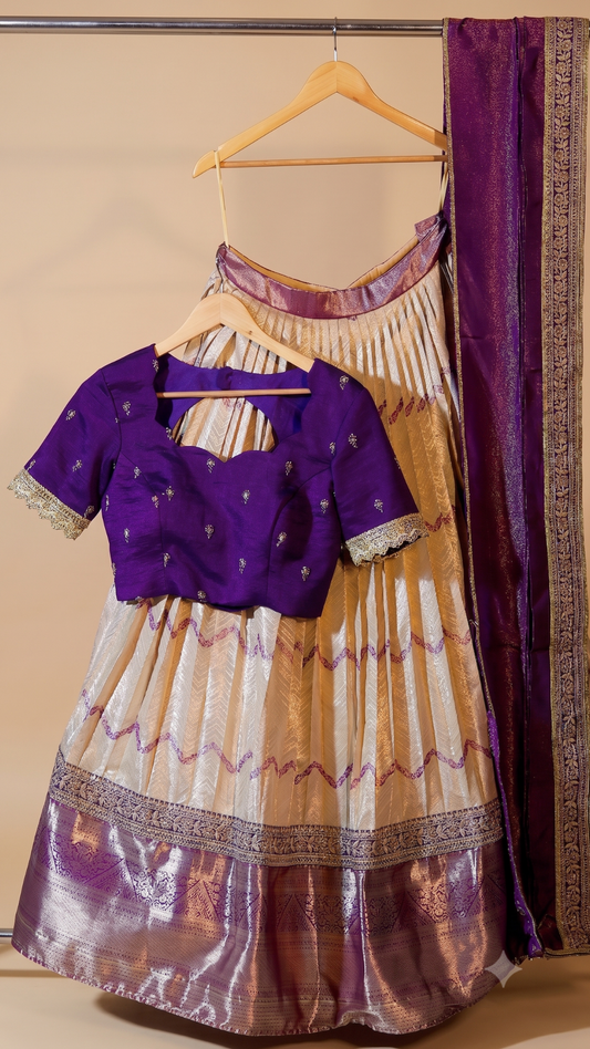 DP303 - Ready to Wear Half Half Sarees