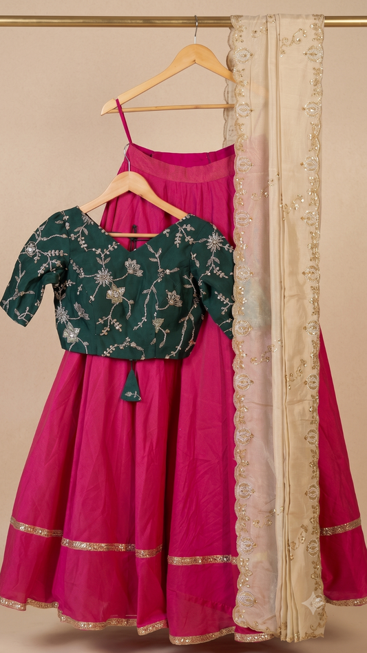 DP304 - Ready to Wear Half Half Sarees