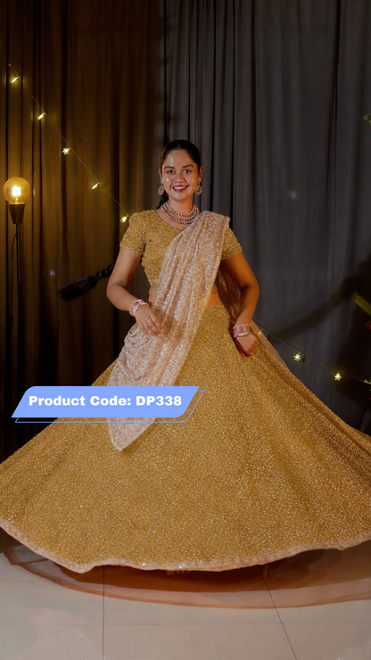 DP338 - Party wear Designer Half Saree