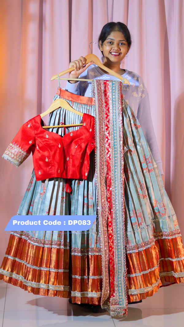 Premium Pattu Ready-Wear Half Saree