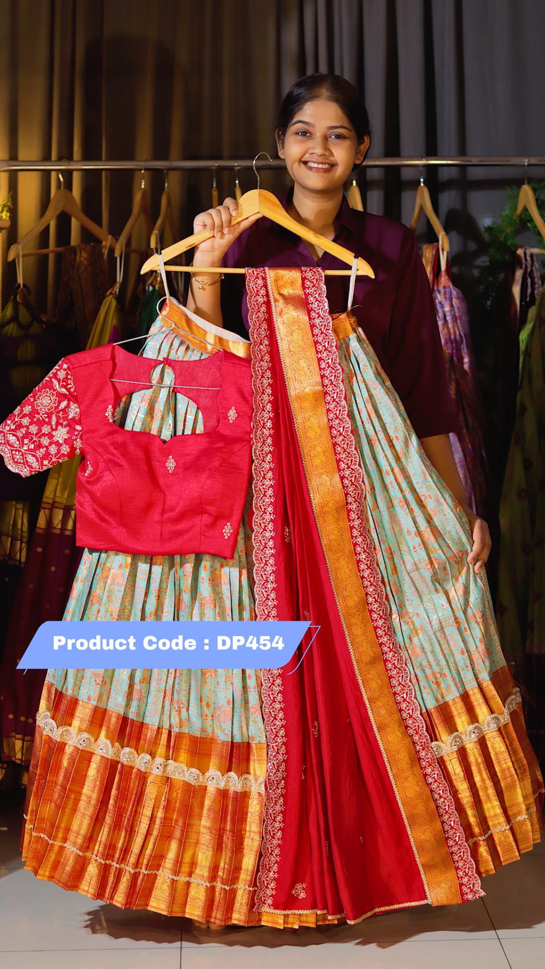 DP454 - FRIDAY FESTIVE SALE KANCHI PATTU