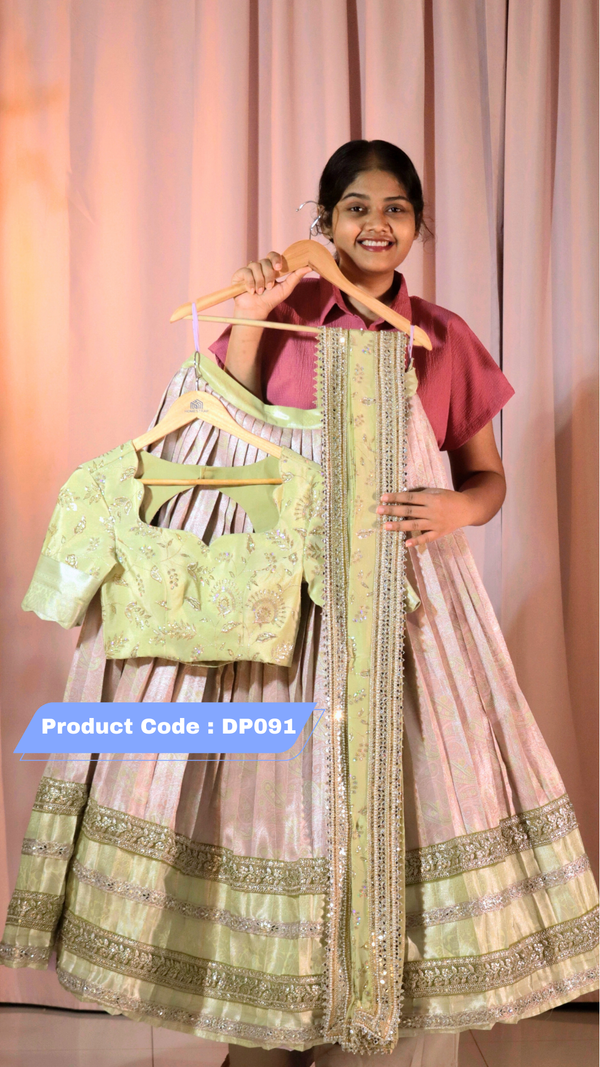 Premium Pattu Ready-Wear Half Saree