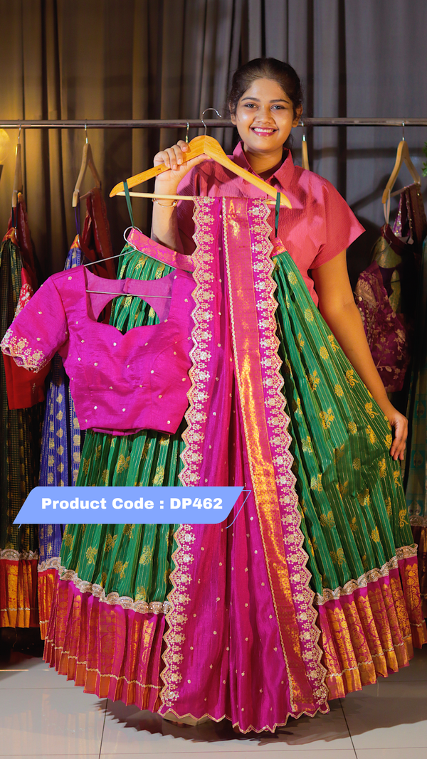 DP462 - Premium Kanchi Pattu Half Saree