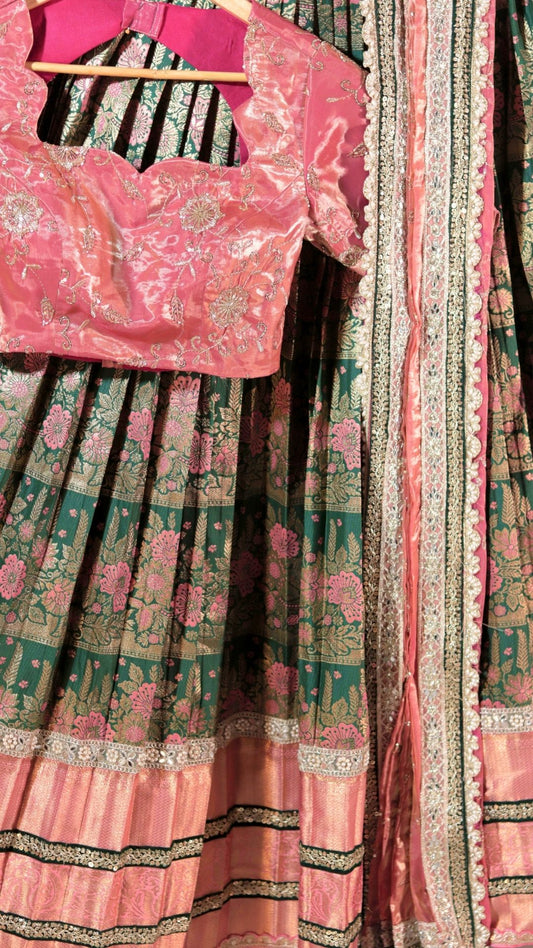 Premium Pattu Ready-Wear Half Saree