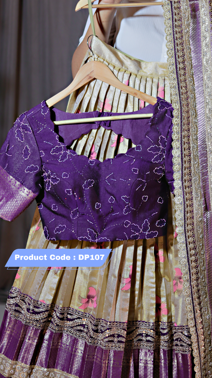 Premium Pattu Ready-Wear Half Saree