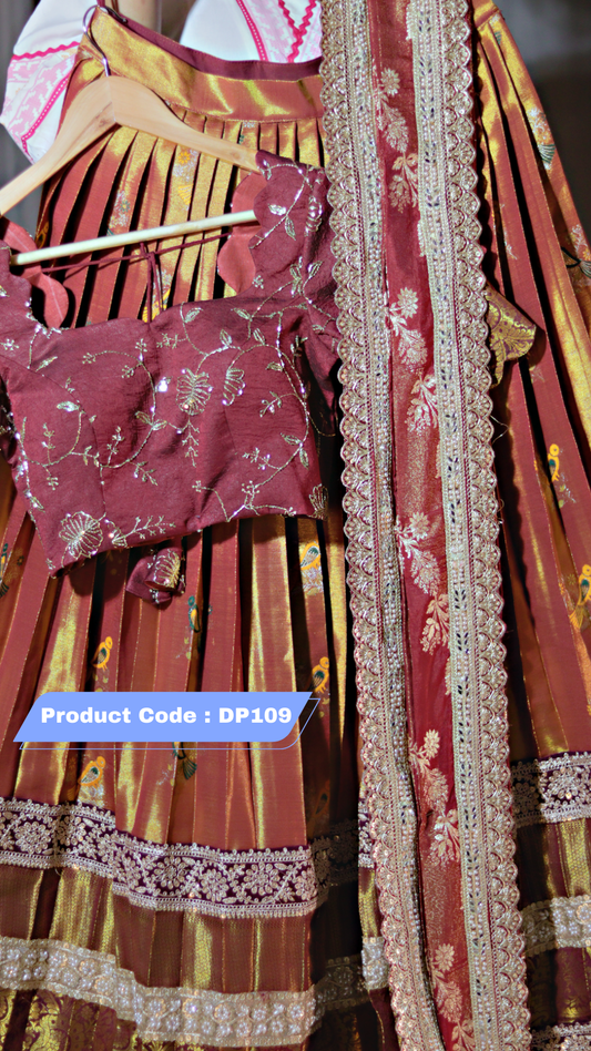 Premium Pattu Ready-Wear Half Saree