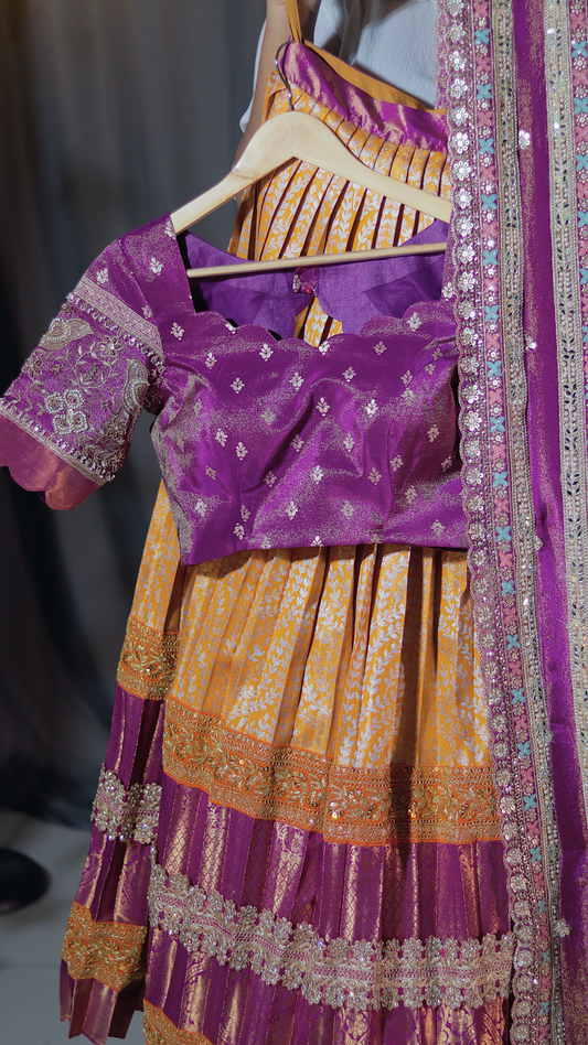 Premium Pattu Ready-Wear Half Saree