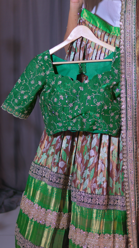 Premium Pattu Ready-Wear Half Saree