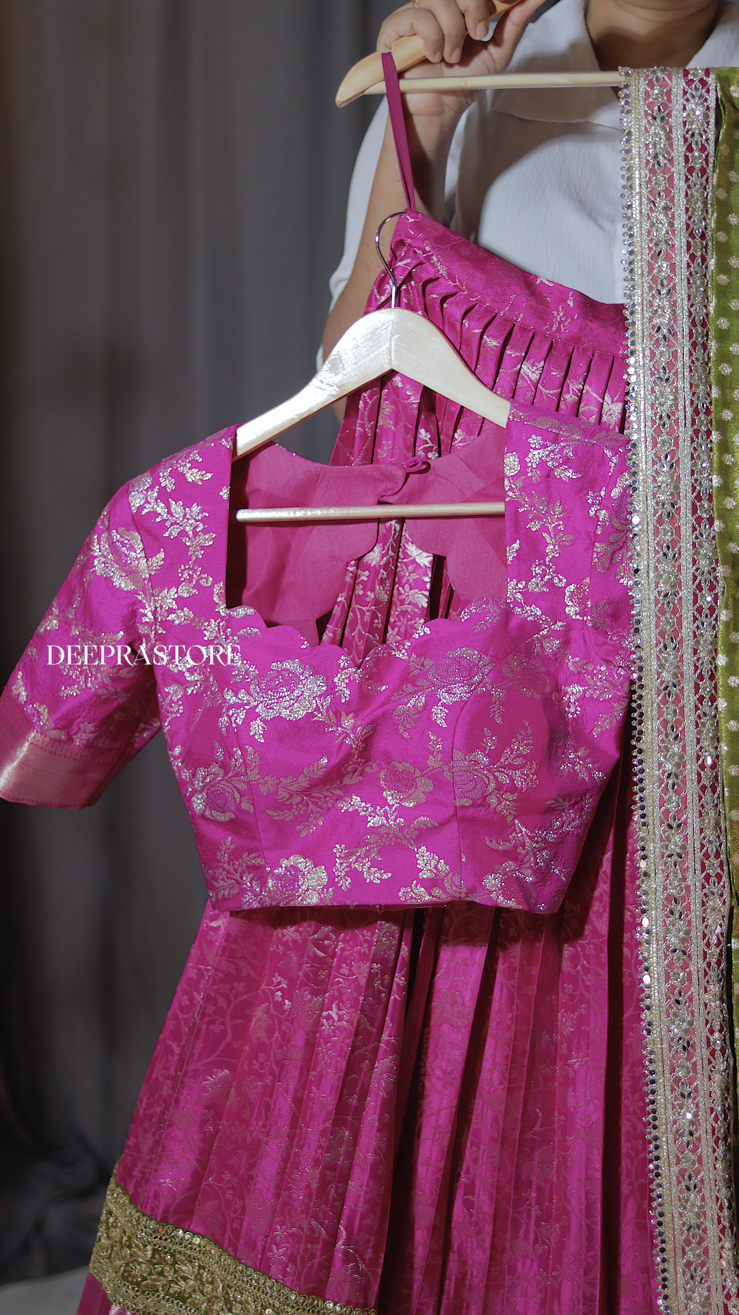 Premium Pattu Ready-Wear Half Saree