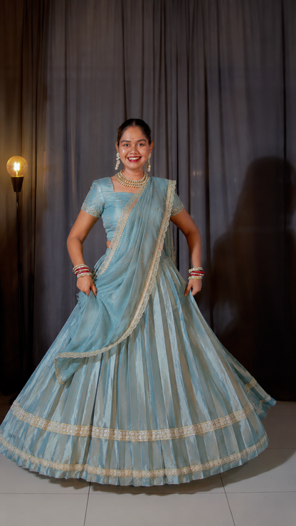 DP356 - Designer Half saree - Customization