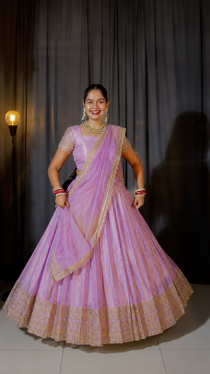 DP358 - Designer Half saree - Customization