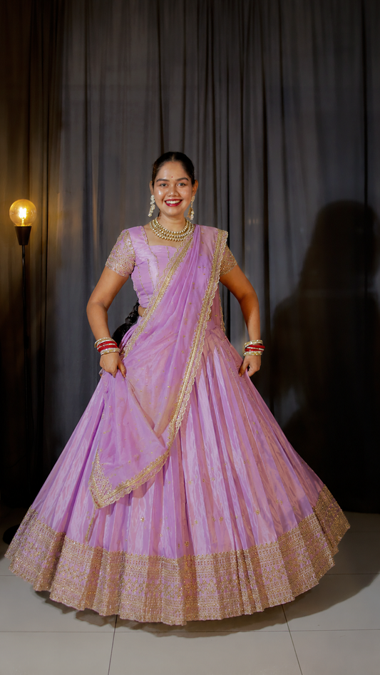 DP358 - Designer Half saree - Customization