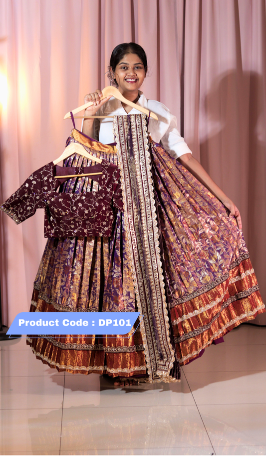 Premium Pattu Ready-Wear Half Saree