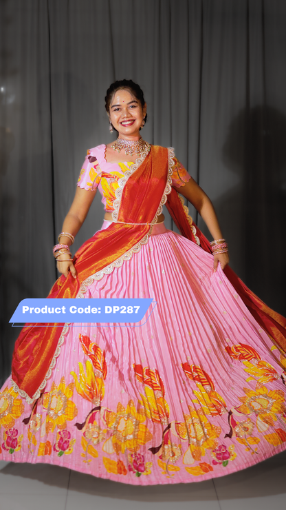 DP287 - Designer Half Saree