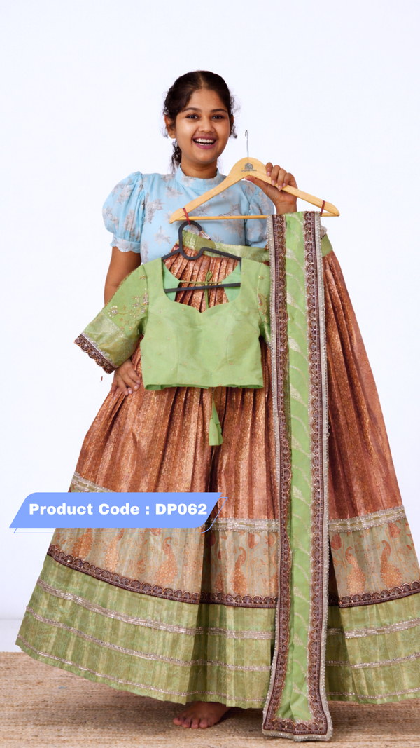 Premium Pattu Ready-Wear Half Saree