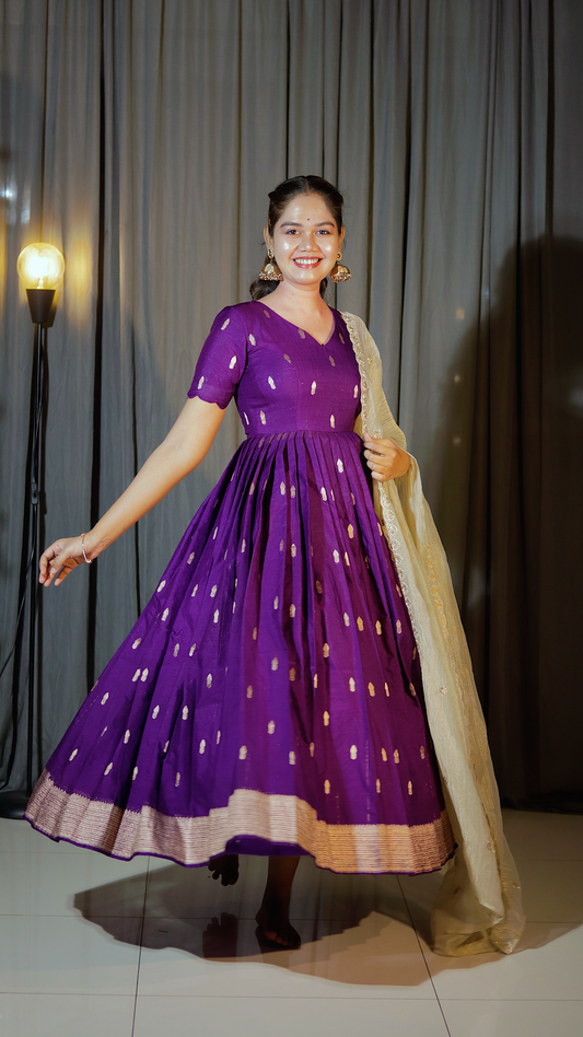 DP-D-011 – Two-Piece Anarkali Dress with Dupatta