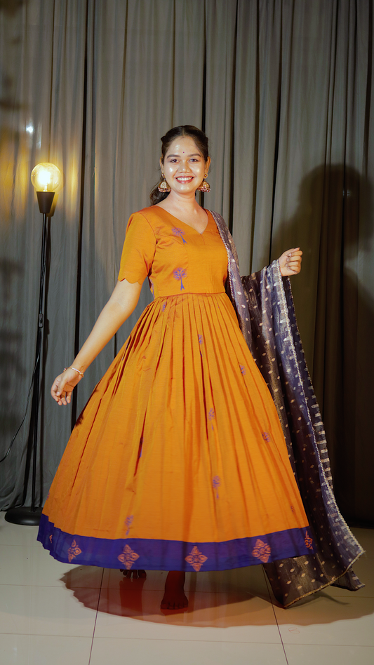 DP-D-013 – Two-Piece Anarkali Dress with Dupatta