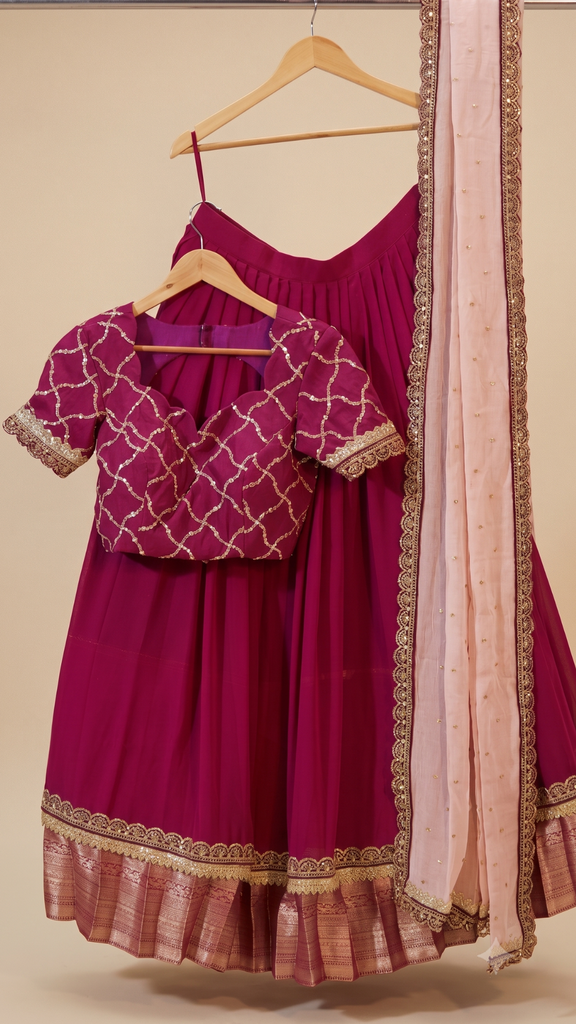 DP321 - Ready to Wear Half Half Sarees