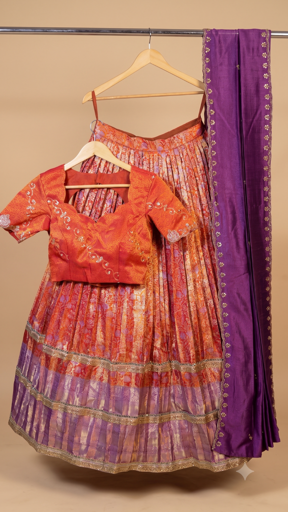 DP314 - Ready to Wear Half Half Sarees