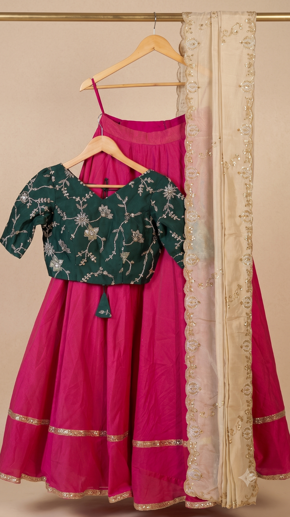 DP304 - Ready to Wear Half Half Sarees