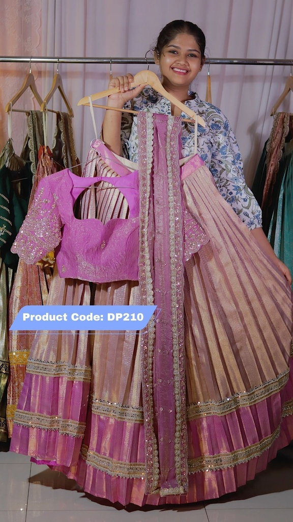 Premium Pattu Ready-Wear Half Saree