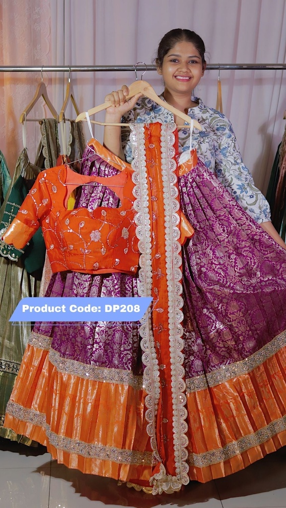 Premium Pattu Ready-Wear Half Saree