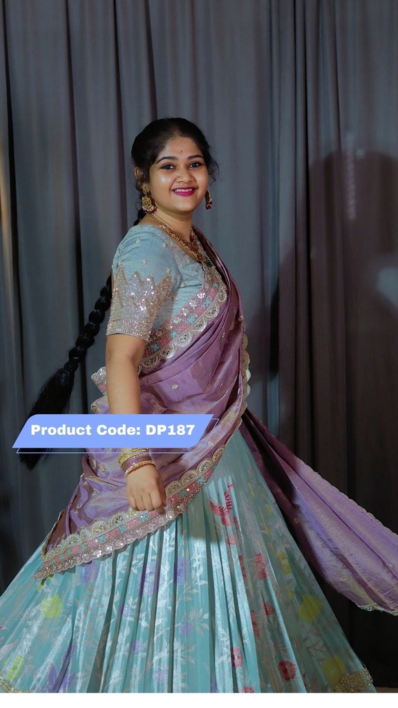 Premium Pattu Ready-Wear Half Saree