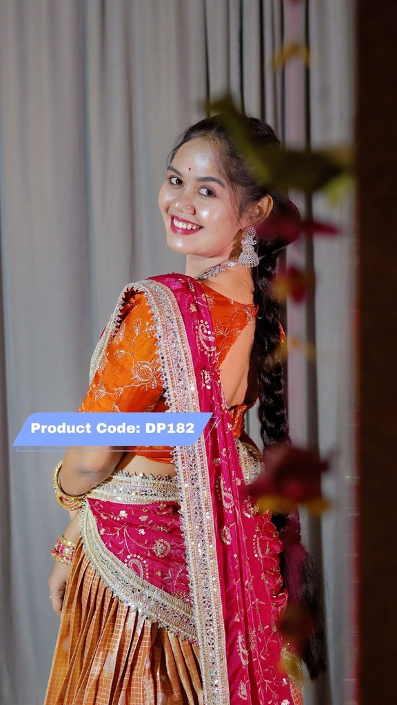 Premium Pattu Ready-Wear Half Saree
