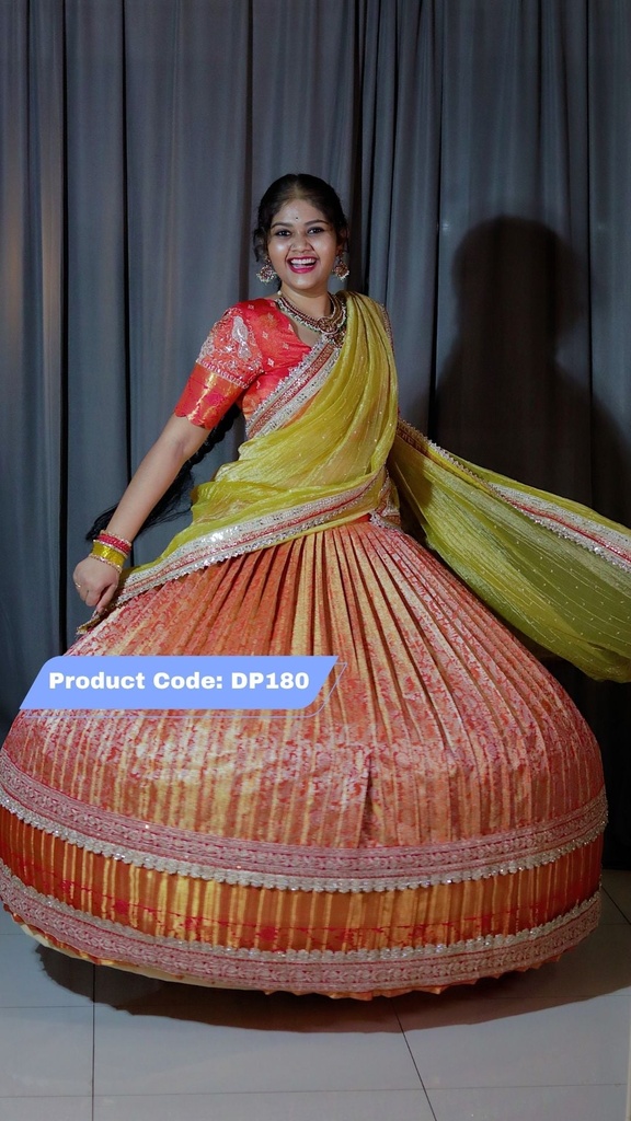 Premium Pattu Ready-Wear Half Saree