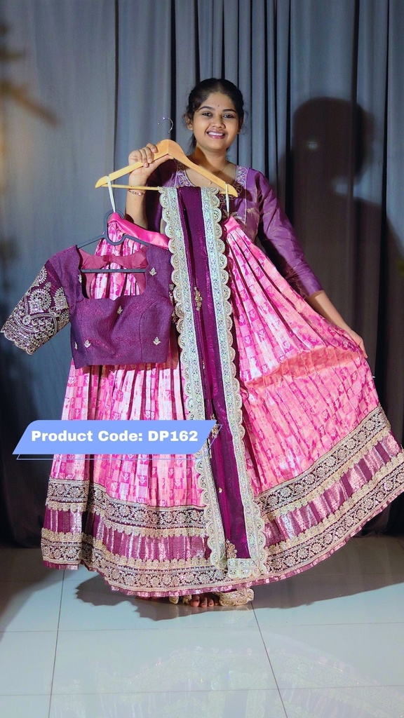 Premium Pattu Ready-Wear Half Saree