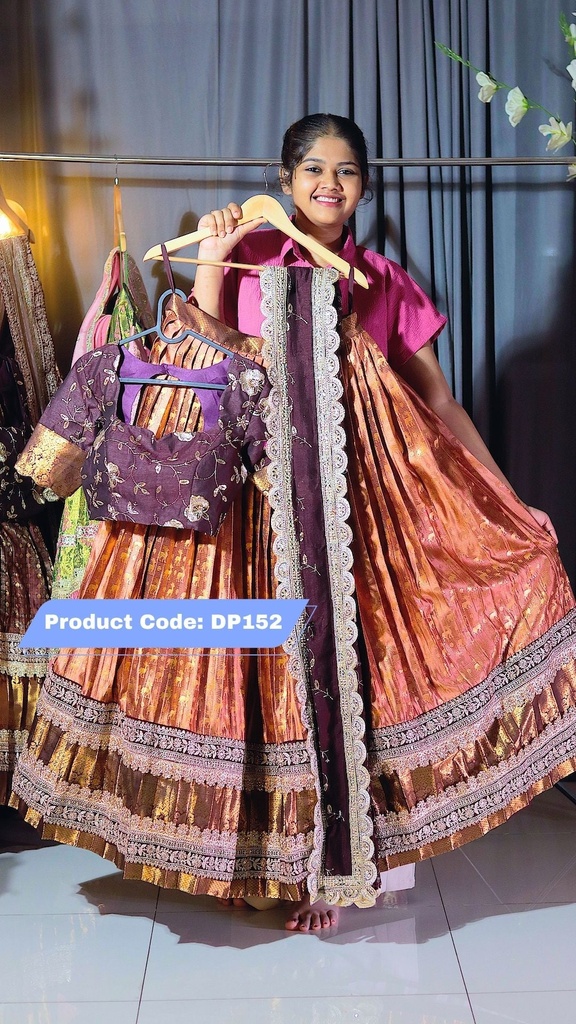Premium Pattu Ready-Wear Half Saree