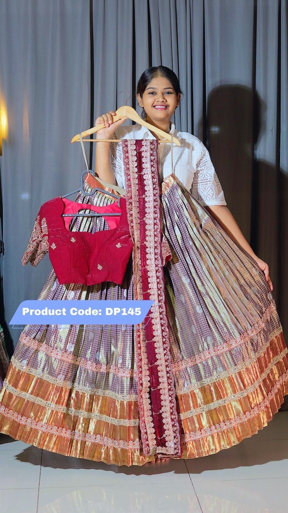 Premium Pattu Ready-Wear Half Saree