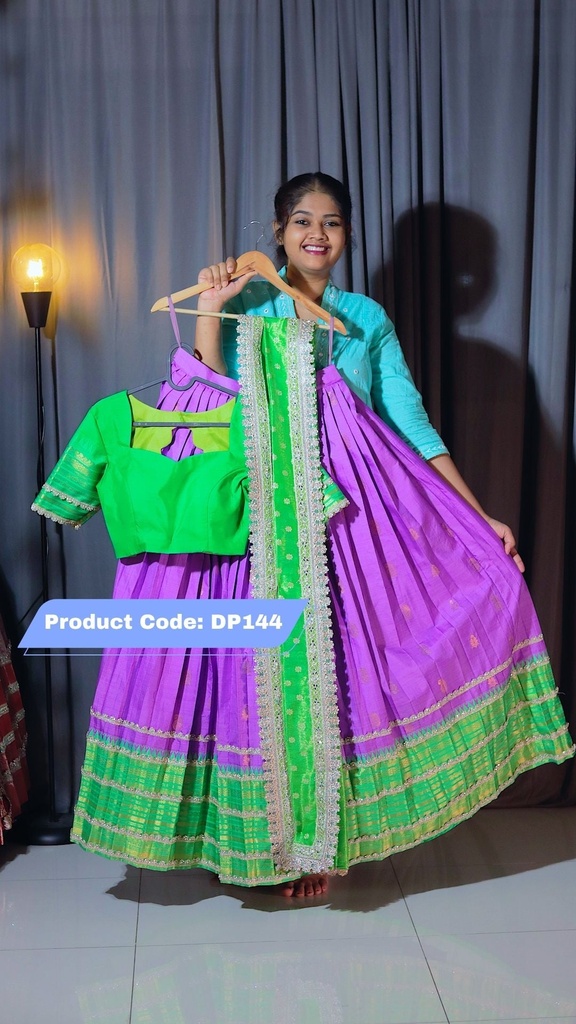 Premium Pattu Ready-Wear Half Saree