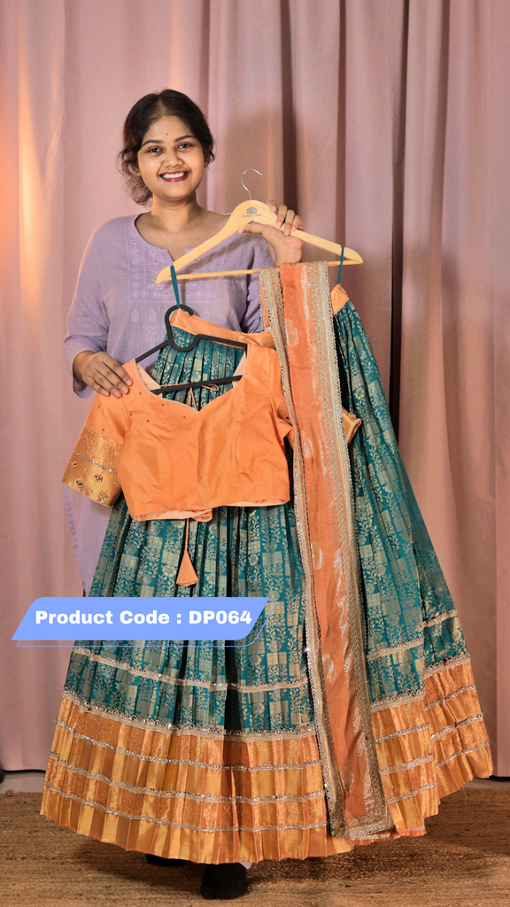 Premium Pattu Ready-Wear Half Saree