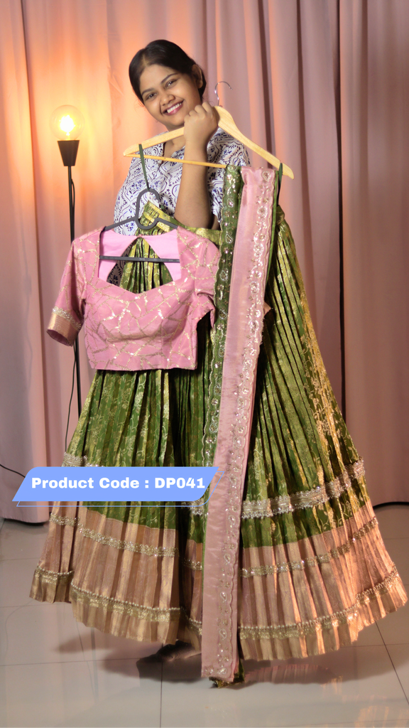 Premium Pattu Ready-Wear Half Saree