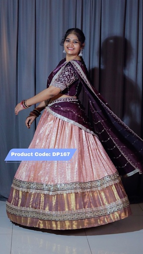 [DP167] Premium Pattu Ready-Wear Half Saree